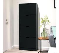 Milton & Oldbrook Armoire à Chaussures NOTO Noir