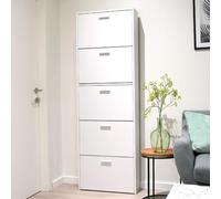 Milton & Oldbrook Armoire à Chaussures Piran Blanc