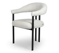 Milton & Oldbrook Chaise de Salle à Manger Basel Gris Clair