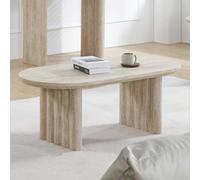 Milton & Oldbrook Table Basse 120 cm Zafra Look Travertin