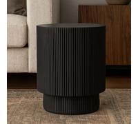 Milton & Oldbrook Table d’Appoint Composite Ø 34 cm Haslev Noir