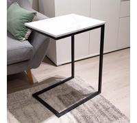 Milton & Oldbrook Table d‘Appoint Lohja Look Marbre Blanc