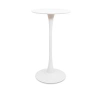 Milton & Oldbrook Table de Bar Ø 60 cm Prague Blanc