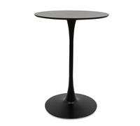 Milton & Oldbrook Table de Bar Ø 80 cm Prague Noir