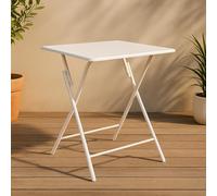 Milton & Oldbrook Table Pliante 60 x 60 cm Valongo Blanc