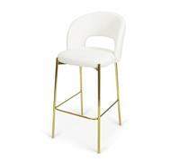 Milton & Oldbrook Teddy Tabouret de Bar Monaco Blanc