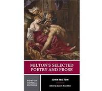 Miltons Selected Poetry and Prose by John Milton Paperback Book John Milton (Auteur)