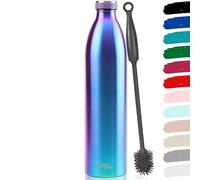 Milu Bouteille d'eau en Acier Inoxydable - Double paroi isolée sous vide - Bouche Standard Gourde - 350ml 500ml / 750ml / 1000ml/ 1.5l - sans BPA - Thermo Gourde Bouteilles (Aurora, 1500ml)