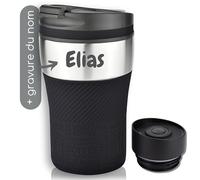 Milu Mug avec gravure Isotherme Etanche 210mL I Thermo Café-Thé I Tasse isolée pour café et thé à emporter, Double Paroi Isolée sous Vide, Tasse de Voyage Chaud & Froid