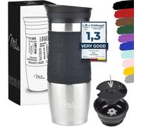 Milu Mug Isotherme Etanche 370ml, 450ml I Thermos pour café et thé à emporter, D
