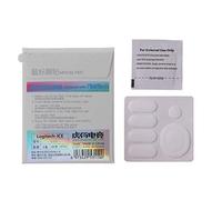 Milue Esports Tiger ICE Mouse Patins à roulettes pour souris Logitech G304 G305 Blanc