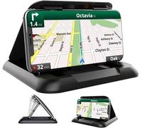 Milukon Support de téléphone portable pour voiture, Support de téléphone portable rotatif pour voiture, Support universel pour téléphone portable de voiture, Support de tableau de bord pour téléphone