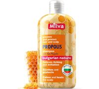 Milva Itchy Scalp Shampooing Avec Propolis - 200 Ml Shampooing Apaisant Au Miel D'abeille Pour Cuir Chevelu Irrité, Sec Et Démangeaisons - Traitement Anti-Pellicules, Renforçant Et Anti-Rupt[H180]