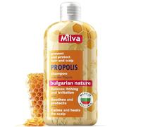 Milva Itchy Scalp Shampooing avec Propolis - 200 ml Shampooing apaisant au miel d'abeille pour cuir chevelu irrité, sec et démangeaisons - Traitement anti-pellicules, renforçant et anti-rupture des