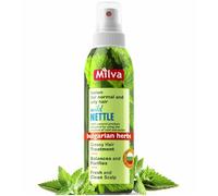 Milva lotion capillaire à lextrait dortie 200 ml - régulateur de sébum pour cheveux gras et racines grasses - soin anti-chute et épaississant pour homme et femme - tonique nourrissant cuir chevelu