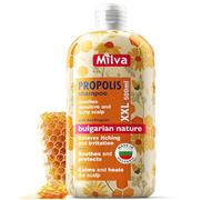 Milva Shampoing Anti-Démangeaisons à la Propolis - Soin Antipelliculaire pour Cuir Chevelu Sec et Irrité, Formule Apaisante au Miel d’Abeille, Aide à Réduire les Pellicules - 500 ml