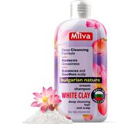 Milva Shampoo With White Kaolin Clay * For Strong And Thick Hair 200 Ml By