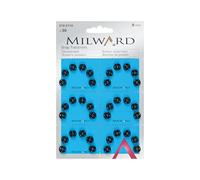 Milward 9 mm-Lot de 36 Boutons à Pression en Laiton Noir