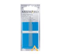 Milward Aiguilles à coudre à la main Argentées N° 3 à 9