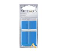 Milward Beading Aiguilles à Coudre à la Main, Argenté, Nos.10-13