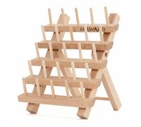 Milward en Bois Fil Rack 25 Bobines - Organise Tout Votre Filets - Hêtre Bois