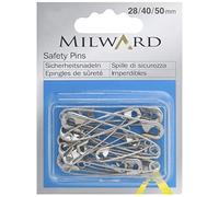 Milward Épingles de sécurité, Plastique Acier allié, Argenté, Assorted