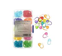 Milward Lot de 100 marqueurs de maille pour tricot et crochet - Boîte réutilisable de poche