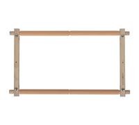 Milward Métier à tapisserie rotatif - 45,7 x 30,5 cm (18 x 12 po) à clipser pour broderie, point de croix, broderie, quilting - Bois de hêtre