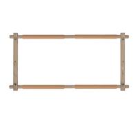 Milward Métier à tapisserie rotatif - 61 x 30,5 cm (24 x 12 po) à clipser pour broderie, point de croix, broderie, quilting - Bois de hêtre