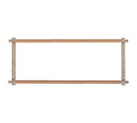 Milward Métier à tapisserie rotatif - 68,6 x 30,5 cm (27 x 12 po) Cadre à clipser pour broderie, point de croix, broderie, quilting - Bois de hêtre