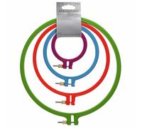 Milward Set 4 X non Dérapant Broderie Cerceaux - Tailles : 7.6cm/12.7cm/17.8cm/