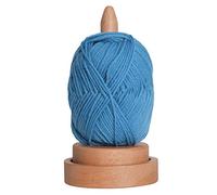 MILWARDS Porte-fil rotatif de qualité supérieure Bois hêtre et chêne 10,5 x 10,5 x 20 cm