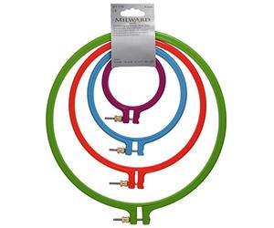 MILWARDS Ensemble de cerceaux à Broder Assortis 7 cm/12 cm/17 cm/22 cm