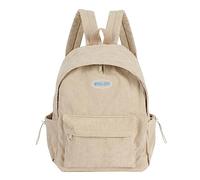 MilyaDE Cordon Sac à dos de voyage Sac à main décontracté Sac à dos quotidien Sac d’école Sac à dos pour ordinateur portable pour femmes, filles, adolescentes, H beige., 30x13x40 cm