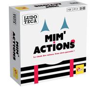 Lisciani - Ludoteca Mim'Actions - Jeu de Mimes et Devinettes Enfant 8+ Ans - Jeu d’Ambiance Famille - Mimer Personnages et Situations - 2 Modes de Jeu - 3+ Joueurs