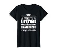 Mima is My Favorite Name Fête des Mères Grandma T-Shirt