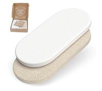 mimaDu Drap Housse 40x80 Berceau Drap Housse nacelle bébé Confort Support couffin Convient pour Drap Housse nacelle Lot de 2 Drap Housse Bebe 78x36 80x40cm | 100% Coton Bio GOTS (BioBrown)