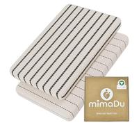 mimaDu Drap Housse 50x90 cododo Drap Housse 55x90 Drap Housse cododo 50x83 Drap Housse lit Bebe Convient pour Drap cododo maxicot 50x83 50x90 55x90 | 100% Coton Bio GOTS (Boho)