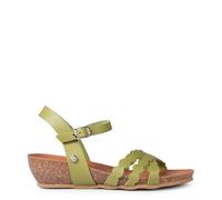 miMaO MALTA - SANDALIO BIO CON CUÑA Vert EU 36