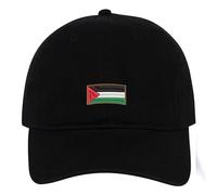 MIMAYIN Palestine Drapeau Palestinien de Baseball Stylée & Réglable 100% Coton Chapeau brodé personnalisé Casquette Unisexe Taille Unique (Coton, Noir)