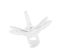 Mimdixy 100 pièces Pinces à orchidées pour Plantes, Pinces à orchidées libellules Portables, Support pour Plantes de Jardin en Plastique, Tige pour Outils de Jardin de Fleurs (Blanc Transparent)