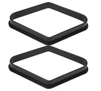 Mimdixy 2 pièces Expert en Plastique Noir Boule de Billard 9 Supports triangulaires à Billes, Support Triangulaire en Plastique trépied pour Accessoire de Table de Billard