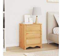 Mimdixy Armoire comode, table basse, table de chevet, table d'appoint, armoire chambre à coucher, table de chevet Drammen chêne 45 x 35 x 56 cm, pin massif pour entrée, appartements, style moderne