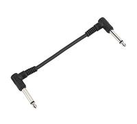 Mimdixy Cables de conexión para guitarra, cable universal para pedal de efectos de guitarra, bajo, tambor electrónico, cable para instrumentos musicales, cables de conexión derechos, (8 pulgadas)