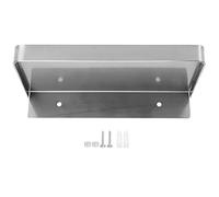 Mimdixy Floating Wall Shelves Bathroom Phone Holder Wall Mounted Thick Phone Storage Shelf for Bathroom, Livingroom and Toilet Accessory 185x90mm (Brossé)