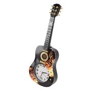 Mimdixy Horloge de Guitare, Horloge Murale d'art Musical pour Le Salon, Chambre, Cuisine, décor Mural de Bureau (5681 Ukulélé (46x17.5x4.5cm / 18.1x6.9x1.8 Pouces))