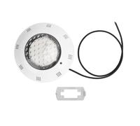 Mimdixy Lumières de Piscine à LED AC12V, étanche IP68, éclairage sous-Marin Submersible Mural, Paysage Natation avec Support pour piscines creusées, fêtes, Bains à remous (White 9W)