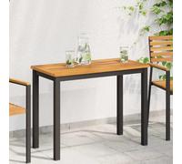 Mimdixy Plateau de table en bois d'acacia massif - 80 x 40 x 2 cm - Marron - Pour bistro et tables hautes