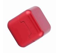 Mimdixy Porte-Craie de Pointe de Queue de Billard, étui de Transport de Porte-Craie de Queue de Billard Portable en Aluminium, Mini étui de Transport de craies de Billard magnétique pour (Rouge)