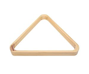 Mimdixy Support Triangulaire pour Table de Billard, Support pour Boules de Billard en Bois, Support Triangulaire pour Boules de Billard réglementaires (American Tripod)